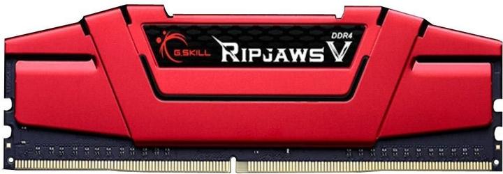 Produktbild G.Skill Atmintis Ripjaws V, DDR4, 32 GB, 2400 MHz, CL15 (F4-2400C15D-32GVR) (2 x 16GB, 2400 MHz, DDR4-RAM, DIMM)