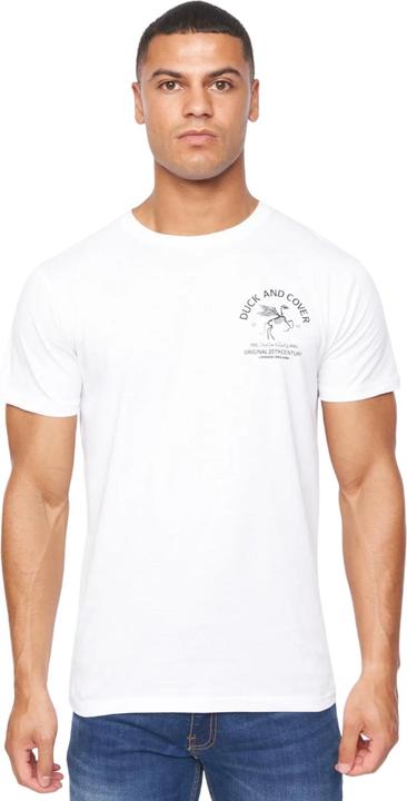 Actual product image Duck and Cover Mens Klapstar Assorted Designs T-Shirt (Pack of 5) (L)
