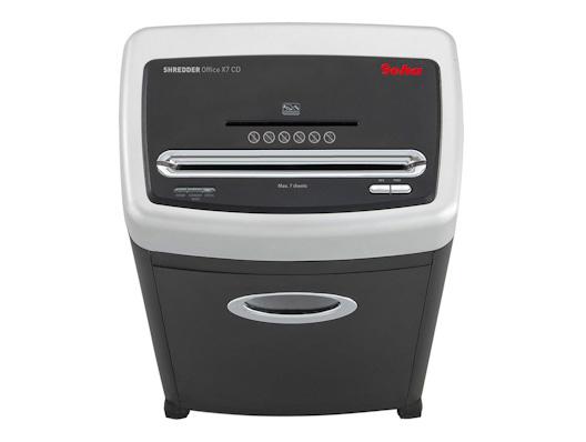 Geha Aktenvernichter Office X7 CD, Partikelschnitt (Streifenschnitt)