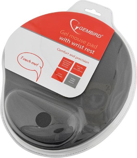 Actual product image Gembird MP-GEL-GR Mouse Pad Grey