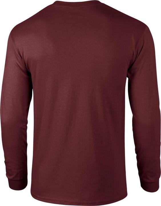 Actual product image Gildan Unisex Adult Ultra Plain Cotton Long-Sleeved T-Shirt (M)