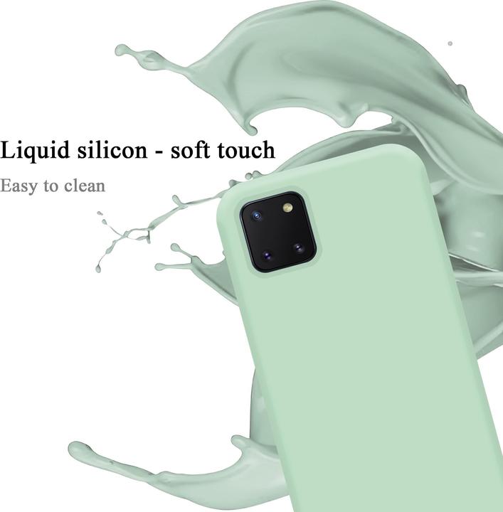 Actual product image Cadorabo TPU Liquid Silicone Case Cover (Samsung Galaxy A81)