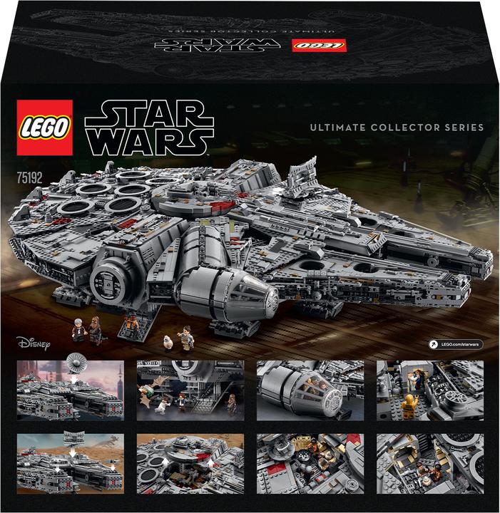 Image du produit LEGO Millennium Falcon (75192, LEGO Star Wars, LEGO difficiles à trouver)