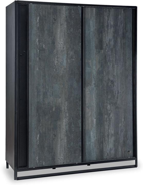 Produktbild Cilek Kleiderschrank Dark Metal mit Schiebetüren (162.80 cm)