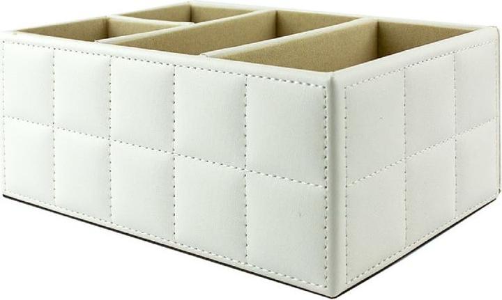 Actual product image JTI Organiser box made of PU leather, white (2.24 l)