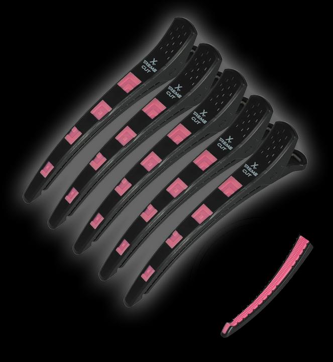 Produktbild Akashi X-Treme Cut Color Clips Schwarz/Pink 5 Stk. (5 Stk.)