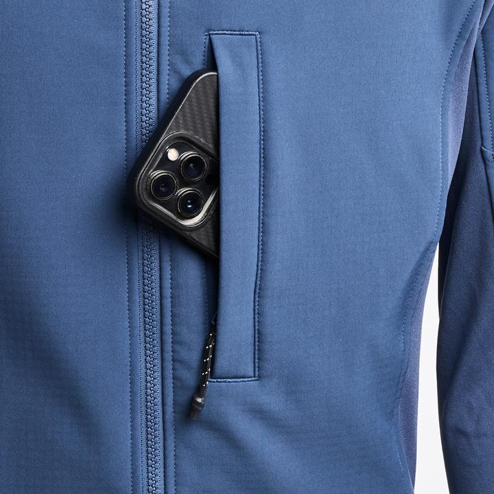 Actual product image Rockrider Bicycle winter jacket MTB men blue (XL)