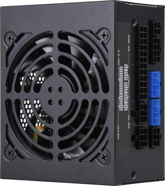 Actual product image Silverstone SST-SX500-G v1.1 SFX Power Supply 80 PLUS Gold, modular - 500 Watt (500 W)