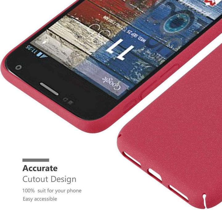 Actual product image Cadorabo Hard Cover Frosty Cover (Motorola Moto G2 (2nd Gen))
