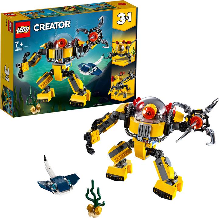 Produktbild LEGO Unterwasser-Roboter (31090, LEGO Creator 3-in-1)