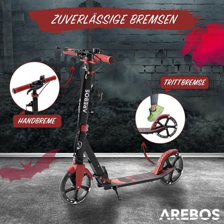 Actual product image Arebos Pedal scooter