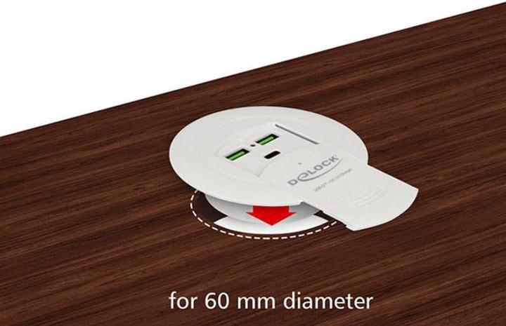 Produktbild Delock Tischeinbau (USB-C, 3 Ports)