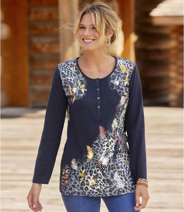 Immagine prodotto Atlas For Women Top donna/donna con stampa animalier (S)
