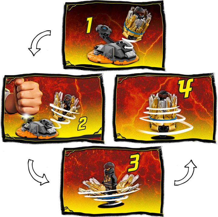 Actual product image LEGO Cole's spinjitzu gyro (70685, LEGO Ninjago)