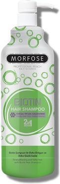 Produktbild Morfose Professionelles cremiges Biotin-Haarshampoo für trockenes, geschädigtes oder brüchiges Haar - (1000 ml, Flüssiges Shampoo)