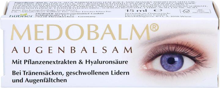 Produktbild Hübner Medobalm Augenbalsam bei Tränensäcken, geschwollenen Lidern und Augenfältchen, 15 ml Creme (15 ml)