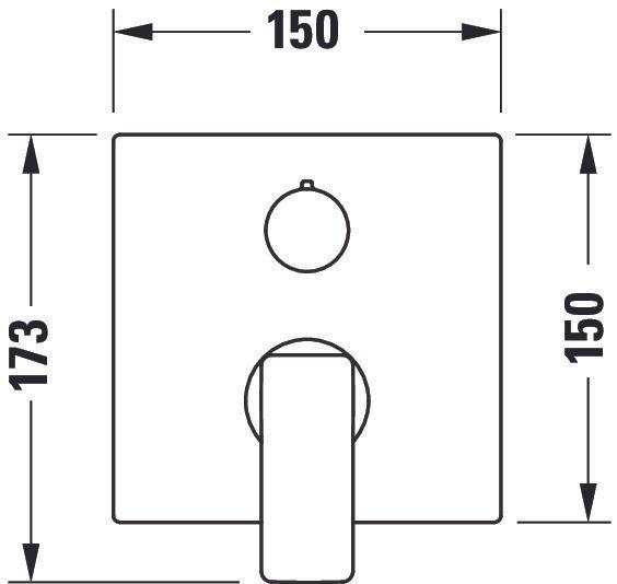 Immagine prodotto Duravit Miscelatore monocomando da incasso per vasca Manhattan, consumatore 2, MH5210012