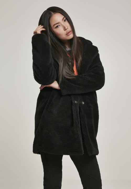 Actual product image Urban Classics Ladies Oversized Sherpa Coat (S)