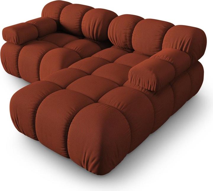 Image du produit Micadoni Canapé D'Angle Droit Modulaire, "Bellis", 3 Places, 188x155x70Fabriqué en Europe (Canapé d'angle)