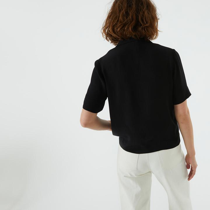 Produktbild La Redoute Collections Kurzärmelige Bluse mit Reverskragen (36)