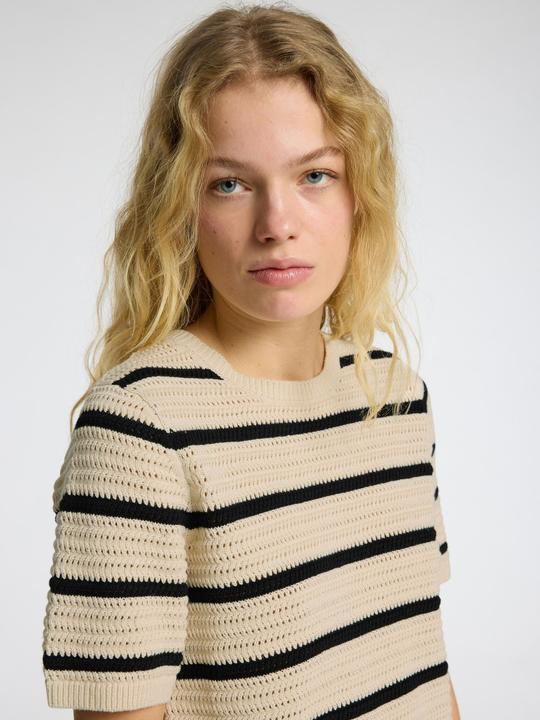 Immagine prodotto Selected Femme Slfvinna Ss Structure Knit O-Neck Noos (XS)