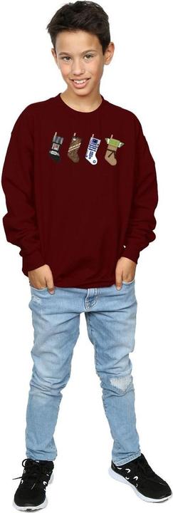 Actual product image Star Wars Boys Christmas Stockings Sweatshirt (116)