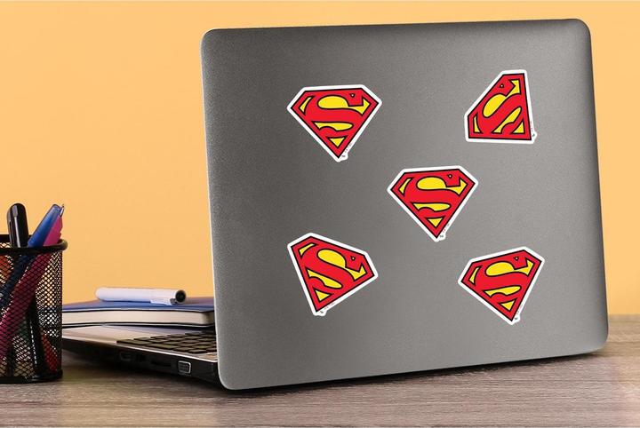 Actual product image Superman Logo Stickers (Pack of 50)