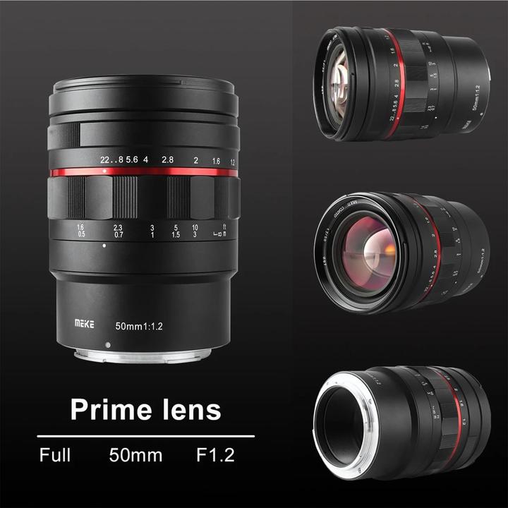 Immagine prodotto Meike 50mm 1.2 L-Mount (Leica L, APS-C / DX)