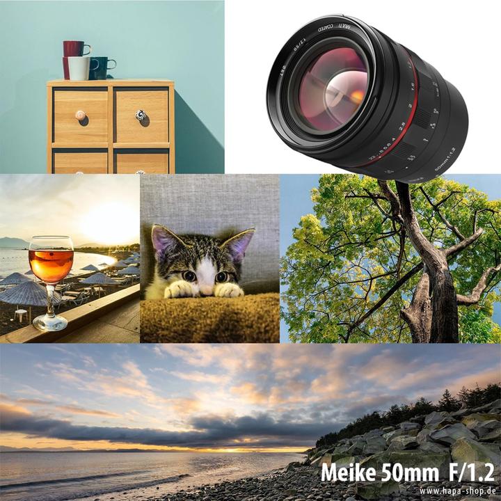 Immagine prodotto Meike 50mm 1.2 L-Mount (Leica L, APS-C / DX)