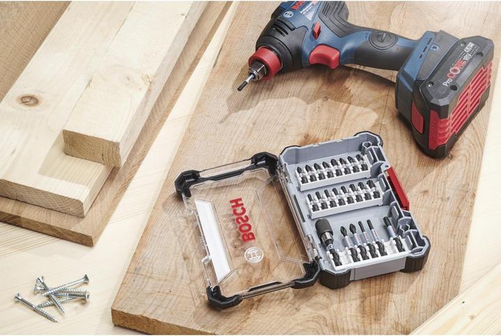 Actual product image Bosch Professional Zubehör Impact Bit Set 36 pcs. (Cross Phillips PH M2, Cross Phillips PH M1, Cross Pozidriv PZ M3, Cross Phillips PH M3, Cross Pozidriv PZ M2)