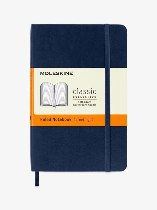 Productafbeelding Moleskine Notitieboekje Zachte kaft gelinieerd (A6, Rijen, Softcover)