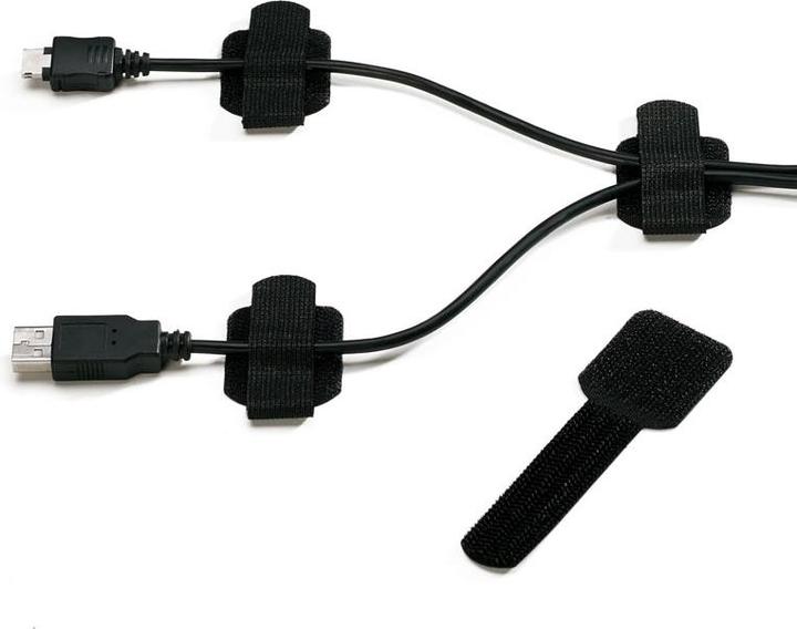 Image du produit Label-the-cable Porte-câble à velcro (Serre-câbles velcro, 90 mm, 50 pcs)