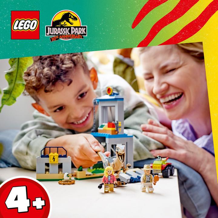 Produktbild LEGO Jurassic World Escape Velociraptora 76957 (76957, LEGO Jurassic World)