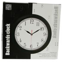 Actual product image Ootb Wall clock, running backwards, D: approx. 29 cm (29 cm)