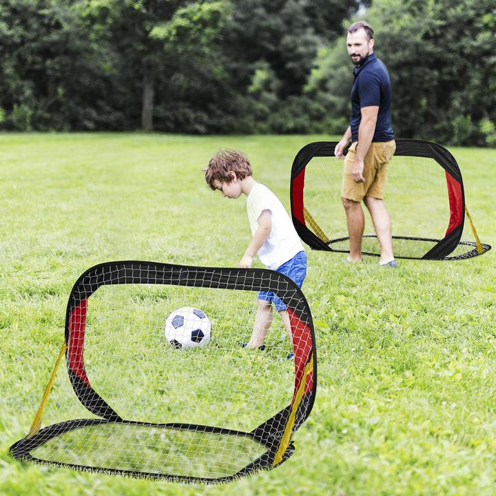 Produktbild Homcom Fussballtor mit befestigungs Heringen für den Rasen