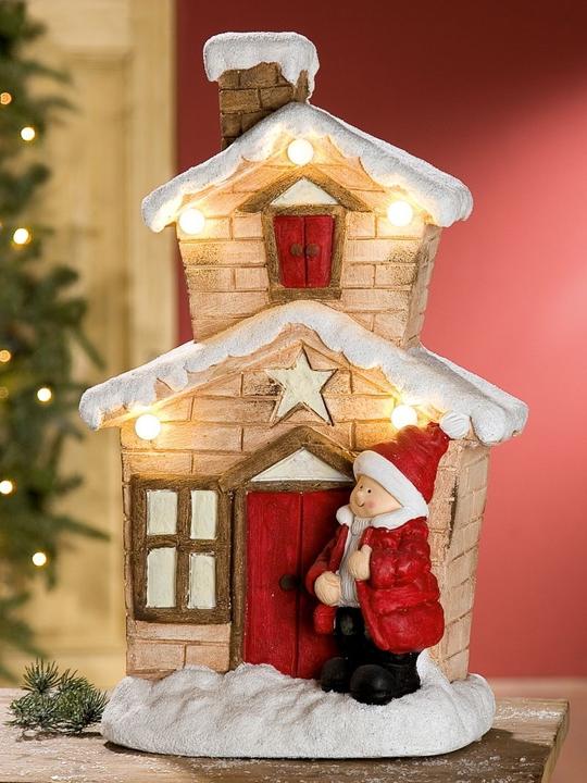 Actual product image Gilde LED winter house little boy
