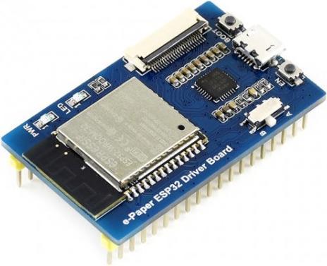 Produktbild WaveShare ESP32 Universal Raw e-Paper Driver Board WiFi Bluetooth