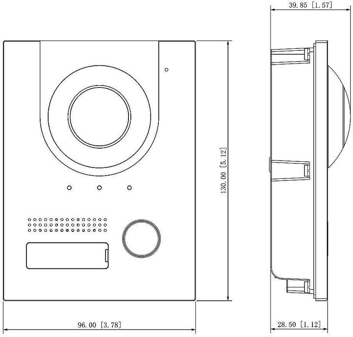 Actual product image Dahua VTO2202F-P-S2 (App)