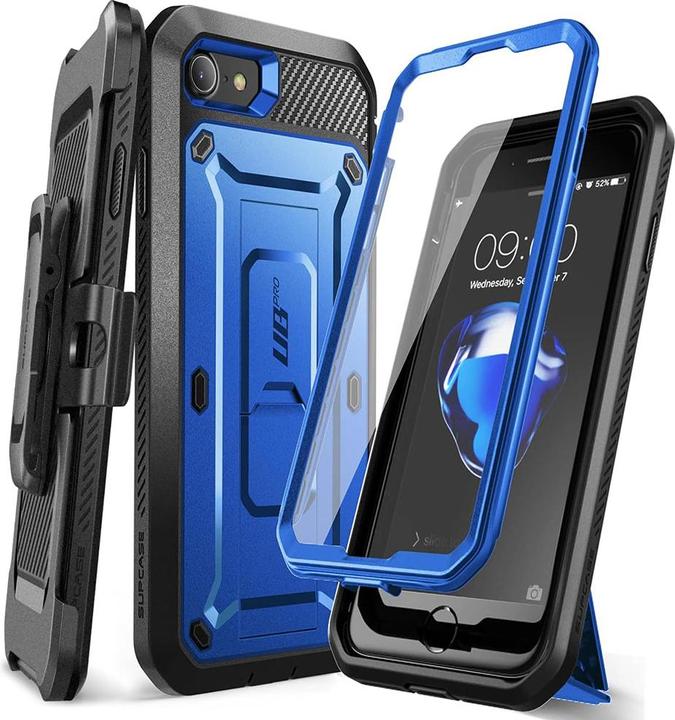 Immagine prodotto Supcase - Unicorn Beetle Pro - iPhone 7 / 8 / SE 2, SE 2020 / SE 3, SE 2022 - Dark Blue (Apple iPhone SE (seconda generazione), Apple iPhone SE (terza generazione), Apple iPhone 8, Apple iPhone 7)