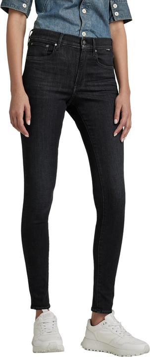 Actual product image G-Star 3301 High Skinny Jeans Superstretch worn in coal (W28/L30)