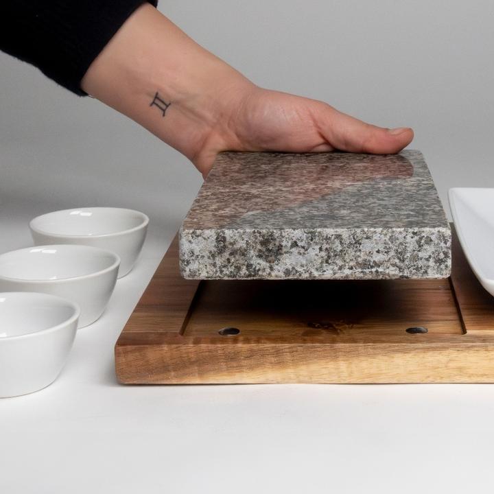 Actual product image Kela Hot Stone Plate XL Country 6-piece