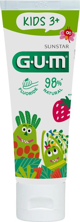 Actual product image GUM Kids Toothpaste Strawberry (50ml) (50 ml)
