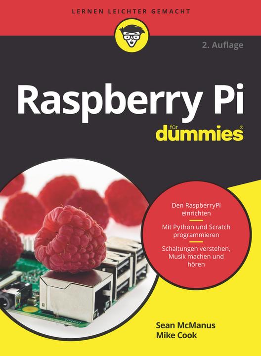 Actual product image Raspberry Pi für Dummies (German, Mike Cook, Sean McManus, 2018)