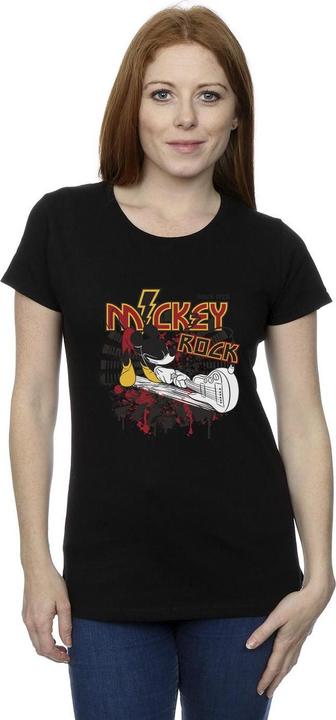 Immagine prodotto Disney Mickey Mouse Smash Guitar Rock Maglietta Donna (M)