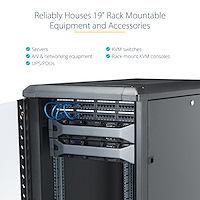 Produktbild StarTech RK1836BKF (18 HE, 19 Zoll Rack)