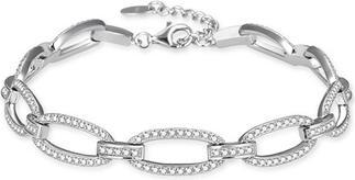 Produktbild Agato Fashionable silver bracelet with zircons AGB779/21