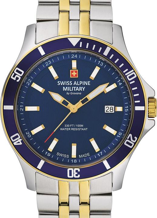Immagine prodotto Swiss Alpine Military 7022.1145 Uomo 42mm 10ATM (Orologio da polso analogico, 42 mm)