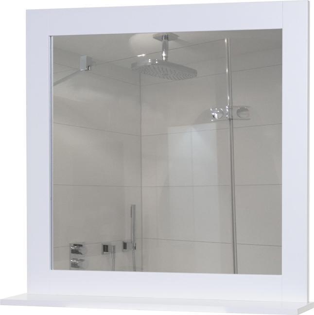 Produktbild Swisshandel24 Wandspiegel, Badezimmer Badspiegel Spiegel, Ablagefläche Landhaus 58x59x12cm weiss (58 x 59 x 12 cm)