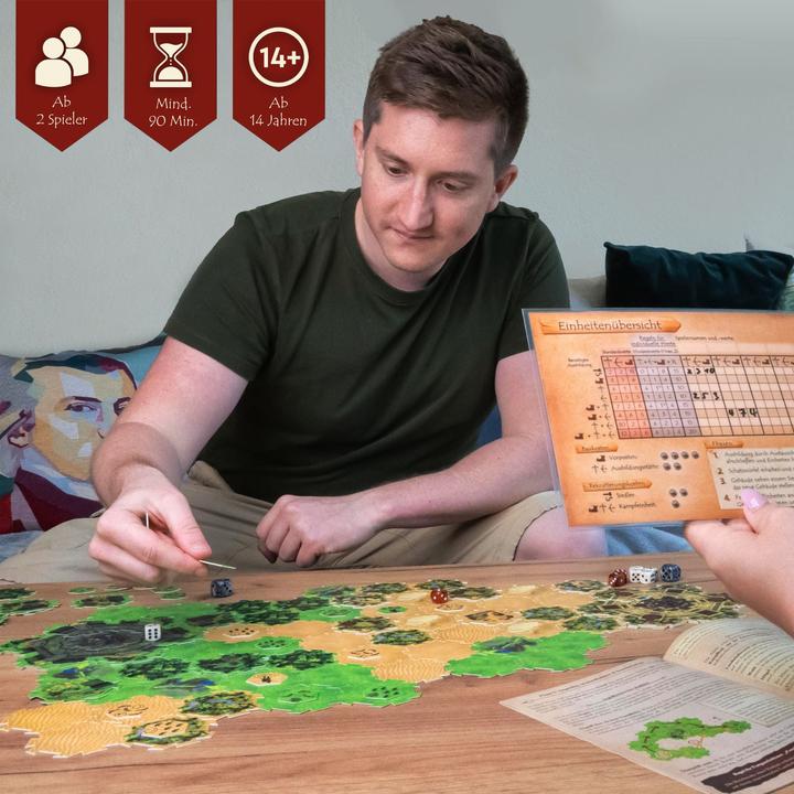 Actual product image Tactical Table War The strategic base-building tabletop board game from the Black Forest (German)