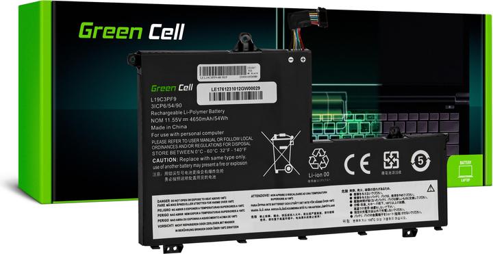 Actual product image GreenCell Laptop Battery for Lenovo ThinkBook 14-IIL 14-IML 15-IIL 15-IML - 4650mAh (3 Cells, 4650 mAh)